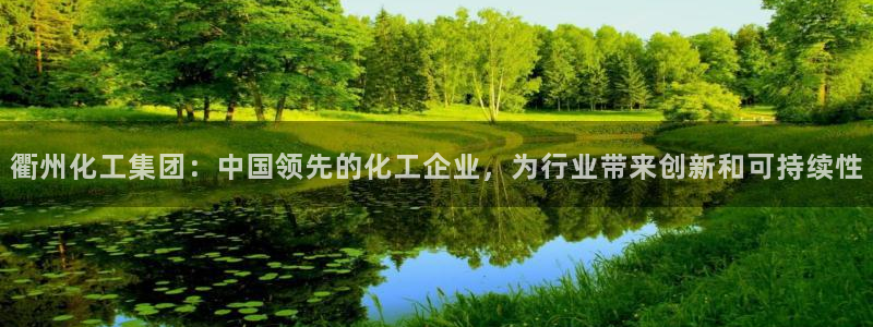 球盟会最新：衢州化工集团：中国领先的化工企业，为行业带来创新