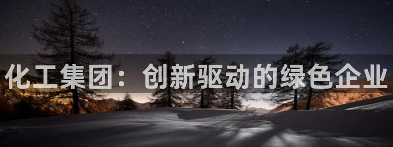 球盟会登录入口：化工集团：创新驱动的绿色企业