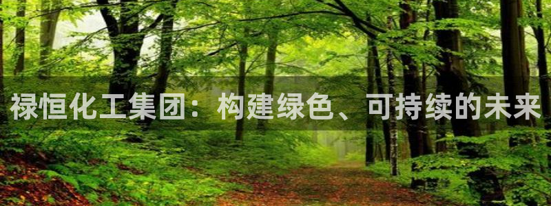 球盟会进不去球员吗：禄恒化工集团：构建绿色、可持续的未来