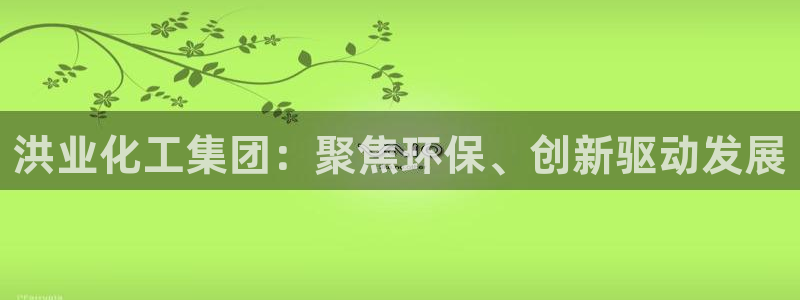 球盟会：洪业化工集团：聚焦环保、创新驱动发展